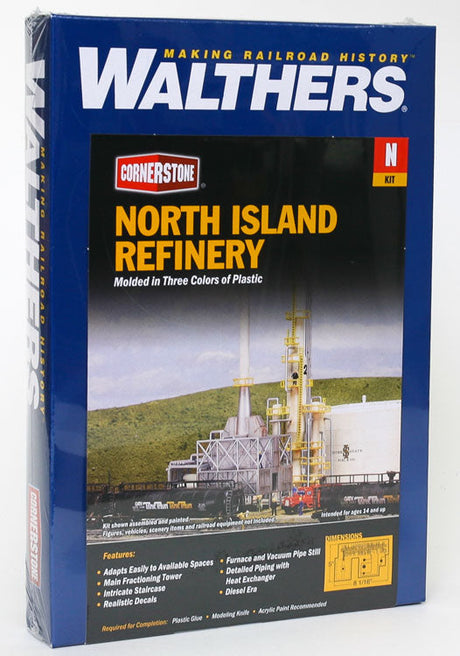 North Island Oil Refinery -- Kit - 8-1/16 x 5"  20.5 x 12.7cm-3
