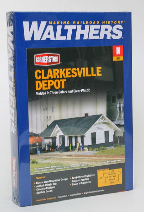 Clarkesville Depot -- Kit - 5-1/4 x 2 x 1-7/8" 13.3 x 5 x 4.7cm-2