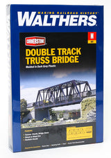 Double-Track Truss Bridge -- Kit - 10 x 2-3/4 x 2-3/4"  25 x 6.8 x 6.8cm-2