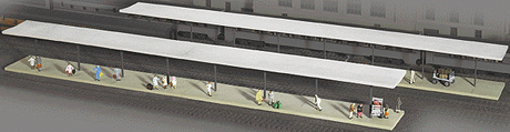 Butterfly-Style Station Platform Shelter -- Kit pkg(8)-1