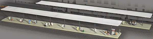 Butterfly-Style Station Platform Shelter -- Kit pkg(8)-1