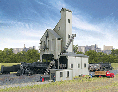 Modern Coaling Tower -- Kit - 5 x 5-1/4 x 7-1/4"  12.7 x 13.3 x 18.4cm-1