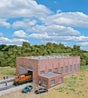 Two-Stall 130' Brick Diesel House -- Kit - 10-3/4 x 6-3/4 x 3-1/4"  27.3 x 17.1 x 8.2cm-1