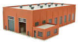 Two-Stall 130' Brick Diesel House -- Kit - 10-3/4 x 6-3/4 x 3-1/4"  27.3 x 17.1 x 8.2cm-2