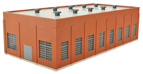 Two-Stall 130' Brick Diesel House -- Kit - 10-3/4 x 6-3/4 x 3-1/4"  27.3 x 17.1 x 8.2cm-3