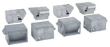HVAC Units -- Kit - 4 each of 2 Styles of Rooftop Air Conditioners-2