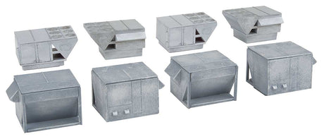 HVAC Units -- Kit - 4 each of 2 Styles of Rooftop Air Conditioners-2