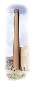 One-Piece Smokestack pkg(2) -- 13/16"  2cm Diameter at Base; 6-1/4"  15.8cm Tall