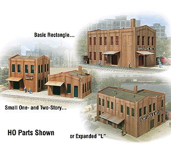 3-in-1 Building Set #1 - Modulars(TM) -- Kit - Original Brick Walls & Windows
