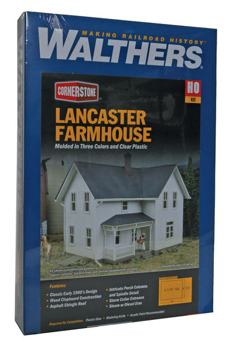Lancaster Farmhouse -- Kit - 5-15/16 x 4-1/2 x 4-5/16"  15.1 x 11.4 x 11cm-3