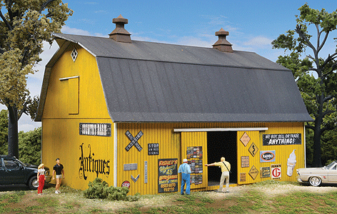Antiques Barn -- Kit - 7 x 4-1/2 x 4-9/16"  18 x 11.5 x 11.5cm-1