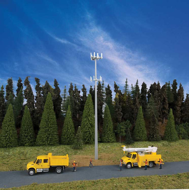 Modern Communication Tower -- Kit - 9-3/4 Tall x 1" Wide  24.7 x 2.5cm-1