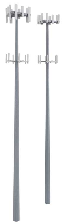 Modern Communication Tower -- Kit - 9-3/4 Tall x 1" Wide  24.7 x 2.5cm-2