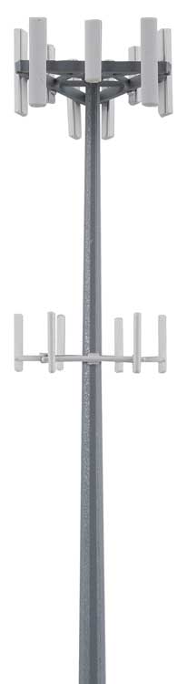Modern Communication Tower -- Kit - 9-3/4 Tall x 1" Wide  24.7 x 2.5cm-3