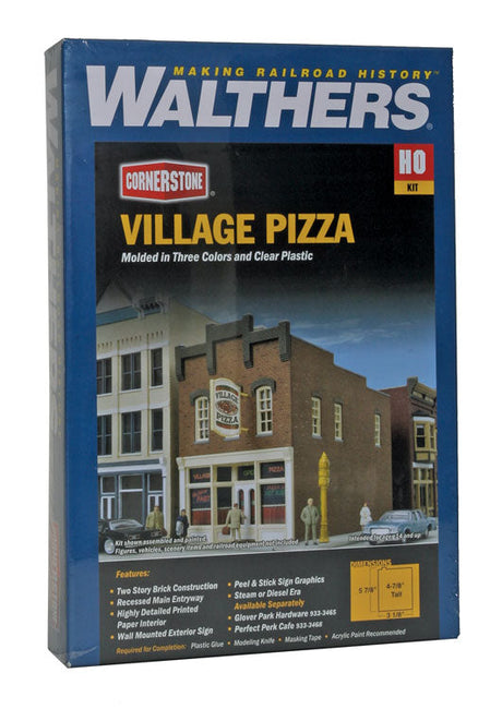 Village Pizza -- Kit - 3-1/8 x 5-1/2 x 4-3/4"  7.9 x 13.9 x 12cm-3