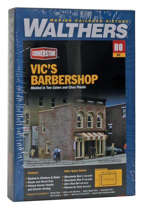 Vic's Barber Shop -- Kit - 2-1/2 x 3-1/2 x 3-3/8"  6.4 x 8.9 x 8.6cm-7