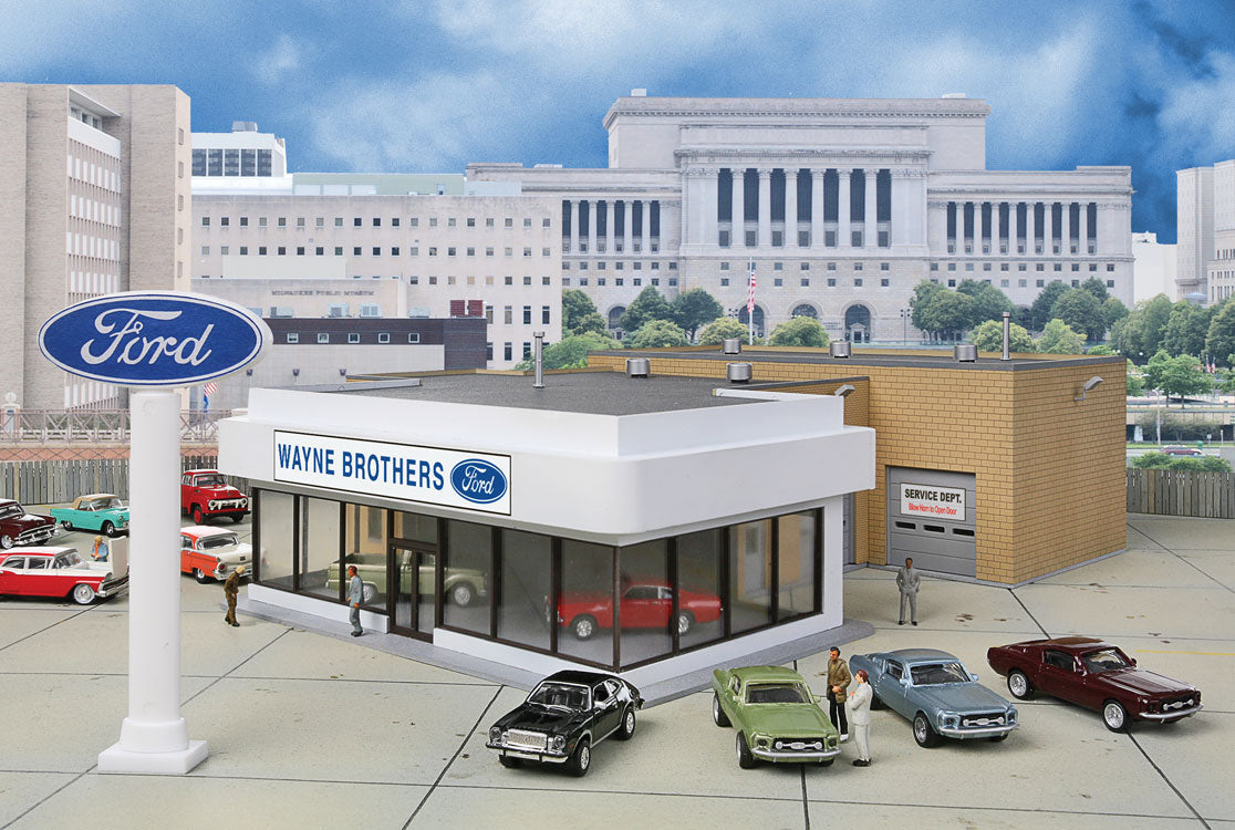 Wayne Bros. Ford Dealership -- Kit - 8-7/8 x 12-1/8 x 3-7/8"  22.5 x 30 x 9.8cm-1