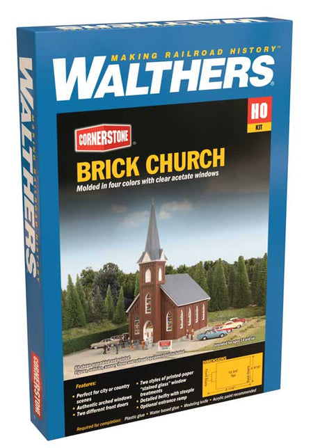 Brick Church -- Kit - 8-1/16 x 4-9/16 x 10-3/4"  20.4 x 11.5 x 27.2cm-4