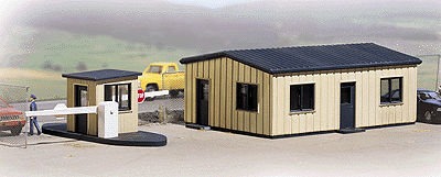 Office & Guard Shack -- Kit - Office: 4-1/8 x 3 x 1-1/2"  10.5 x 7.6 x 3.8cm-1