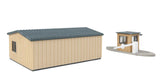 Office & Guard Shack -- Kit - Office: 4-1/8 x 3 x 1-1/2"  10.5 x 7.6 x 3.8cm-4