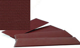 Brick Sheet - 4 x 9-3/4"  10.1 x 24.7cm pkg(4) -- Dark Red-2
