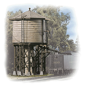 Wood Water Tank -- Kit - 3-1/2 x 3-7/8 x 6-5/8"  8.7 x 9.6 x 16.5cm-1
