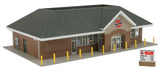 Modern Gas Station -- Kit - Main Building: 10-7/16 x 6-1/2 x 3-1/8"  26.5 x 16.5 x 7.9cm-3