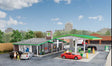 Modernized Gas Station -- Kit - Main Building: 10-1/2 x 9 x 3-3/16"  26.6 x 22.8 x 8cm-1