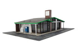 Modernized Gas Station -- Kit - Main Building: 10-1/2 x 9 x 3-3/16"  26.6 x 22.8 x 8cm-4