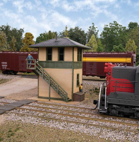 Trackside Signal Tower -- Kit - 1-7/8 x 2-27/32 x 3-5/16"  4.7 x 7.2 x 8.4cm-1