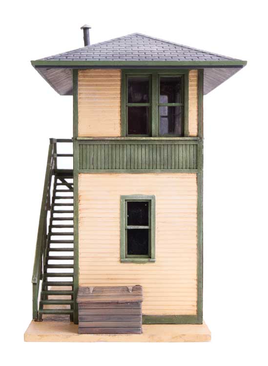 Trackside Signal Tower -- Kit - 1-7/8 x 2-27/32 x 3-5/16"  4.7 x 7.2 x 8.4cm-4