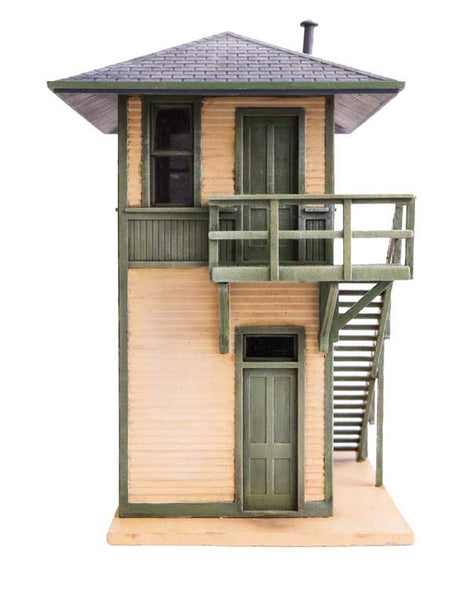 Trackside Signal Tower -- Kit - 1-7/8 x 2-27/32 x 3-5/16"  4.7 x 7.2 x 8.4cm-5