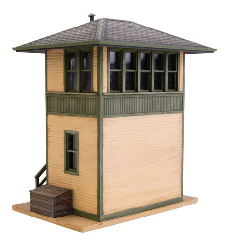 Trackside Signal Tower -- Kit - 1-7/8 x 2-27/32 x 3-5/16"  4.7 x 7.2 x 8.4cm-7