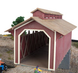 Willow Glen Covered Bridge -- Kit - 8-1/2 x 3-1/2 x 3-1/2"  21.2 x 8.7 x 8.7cm (At Roof)-2