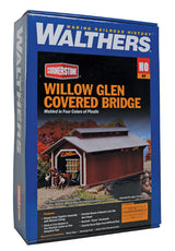 Willow Glen Covered Bridge -- Kit - 8-1/2 x 3-1/2 x 3-1/2"  21.2 x 8.7 x 8.7cm (At Roof)-4