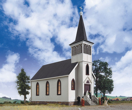 Cottage Grove Church -- Kit - 7 x 3-1/2 x 8"  17.8 x 8.9 x 20.3cm-1