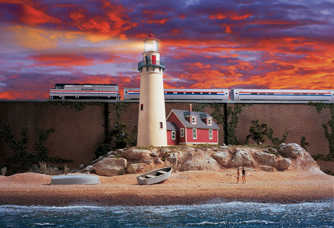 Rocky Point Lighthouse -- Kit - 3 x 8-1/8 x 8-7/8"  7.5 x 20.3 x 22.8cm-2