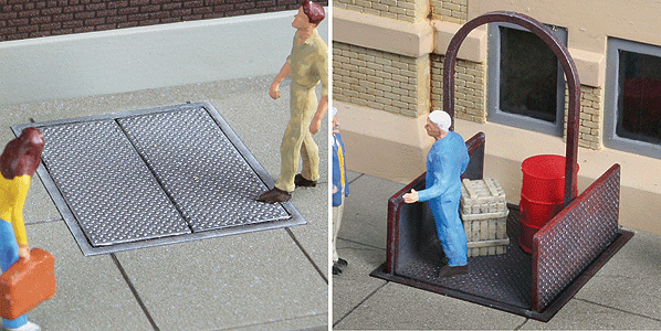 Sidewalk Elevator -- Kit - Builds 2 Complete Models Open or Closed