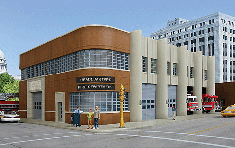 Fire Department Headquarters -- Kit - 9-1/8 x 11-13/16 x 5-5/8"  23.5 x 30 x 14.3cm-1