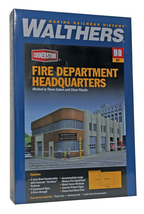 Fire Department Headquarters -- Kit - 9-1/8 x 11-13/16 x 5-5/8"  23.5 x 30 x 14.3cm-3