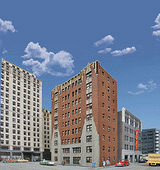 City Apartment Background Building -- Kit - 8-1/8 x 5-3/16 x 12-11/16"  20.6 x 13.2 x 32.2cm-1