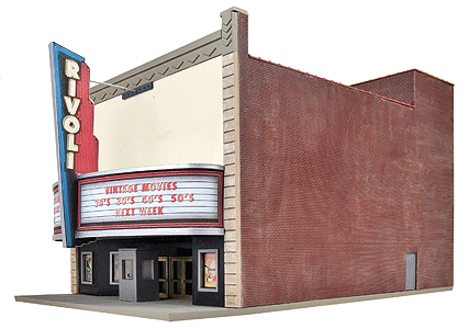 Rivoli Theatre -- Kit - 6-1/8 x 9-3/4 x 7-1/2"  15.3 x 24.3 x 18.7cm-1