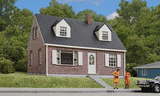 Brick Cape Cod House -- Kit - 4-1/4 x 3-5/8 x 3"  10.7 x 9.2 x 7.6cm-1