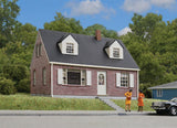 Brick Cape Cod House -- Kit - 4-1/4 x 3-5/8 x 3"  10.7 x 9.2 x 7.6cm-2