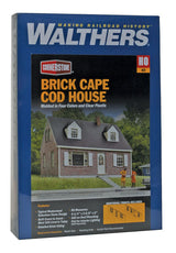 Brick Cape Cod House -- Kit - 4-1/4 x 3-5/8 x 3"  10.7 x 9.2 x 7.6cm-3