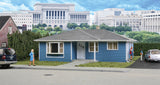 Framed Ranch Tract House -- Kit - 5-1/2 x 4-1/8 x 2-1/4"  13.9 x 10.4 x 5.7cm-2