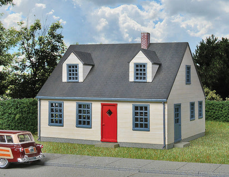 Cape Cod House -- Kit - 4-1/4 x 3-5/8 x 3"  10.7 x 9.2 x 7.6cm-2