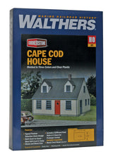Cape Cod House -- Kit - 4-1/4 x 3-5/8 x 3"  10.7 x 9.2 x 7.6cm-3