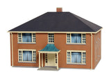 Four-Unit Brick Apartment Building -- Kit - 5-3/4 x 5-13/16 x 3-5/8"  14.6 x 14.7 x 9.2cm-3