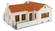 Mission-Style Bungalow House -- Kit - 4-15/16 x 5-9/16 x 2-13/16"  12.5 x 14.1 x 7.1cm-1